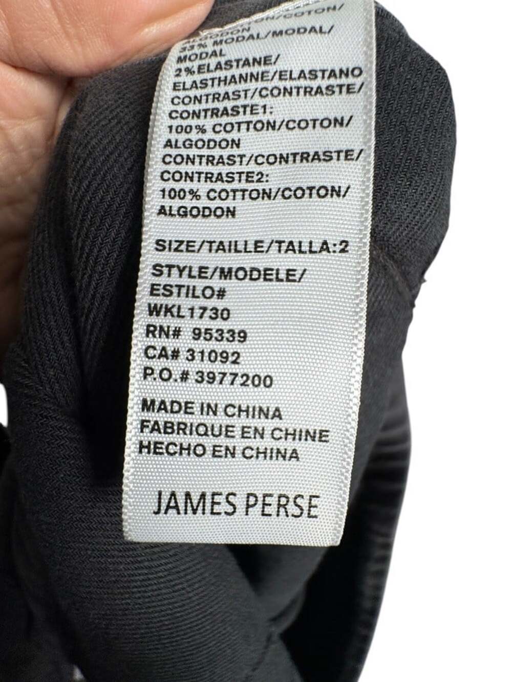 James Perse Soft Drape Utility Pant Womens 2 Medium M Dark Gray Pants - Picture 5 of 7